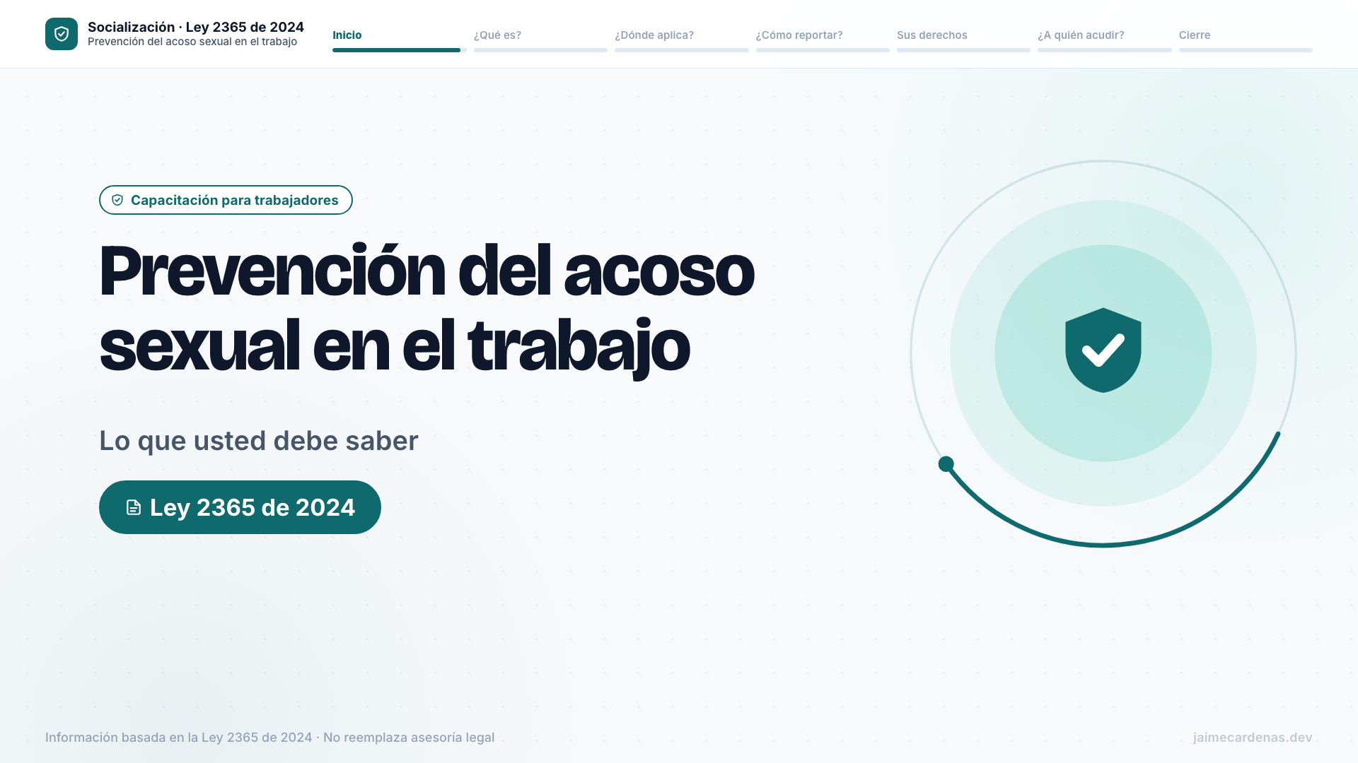 Ley 2365 de 2024: lo que su empresa debe hacer frente al acoso sexual (guía 2026)